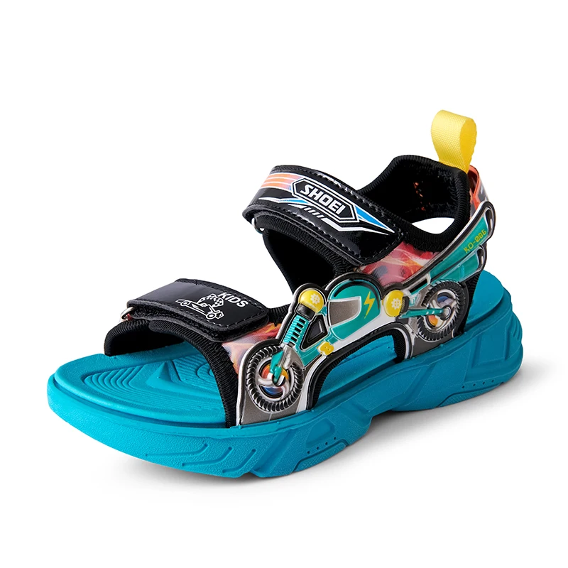 Дешевые детские сандалии EVA легкая спортивная мягкая подошва дышащая обувь для мальчиков оптовая продажа повседневная детская обувь