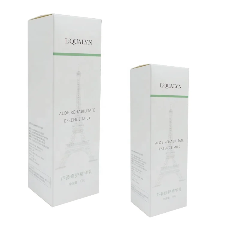 Warehouse folding box Luxury Cardboard Skincare Set Packaging Skin Cosmetic Paper Packaging Box