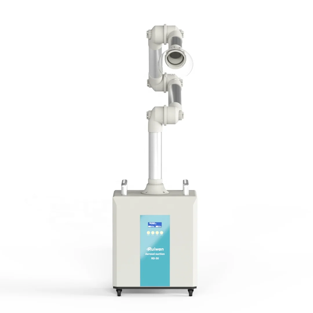 Extraoral Plasma Sterilization Dental Oral Dust Collector Air Purifier Dental Aerosol Suction Equipment With Remote Control
