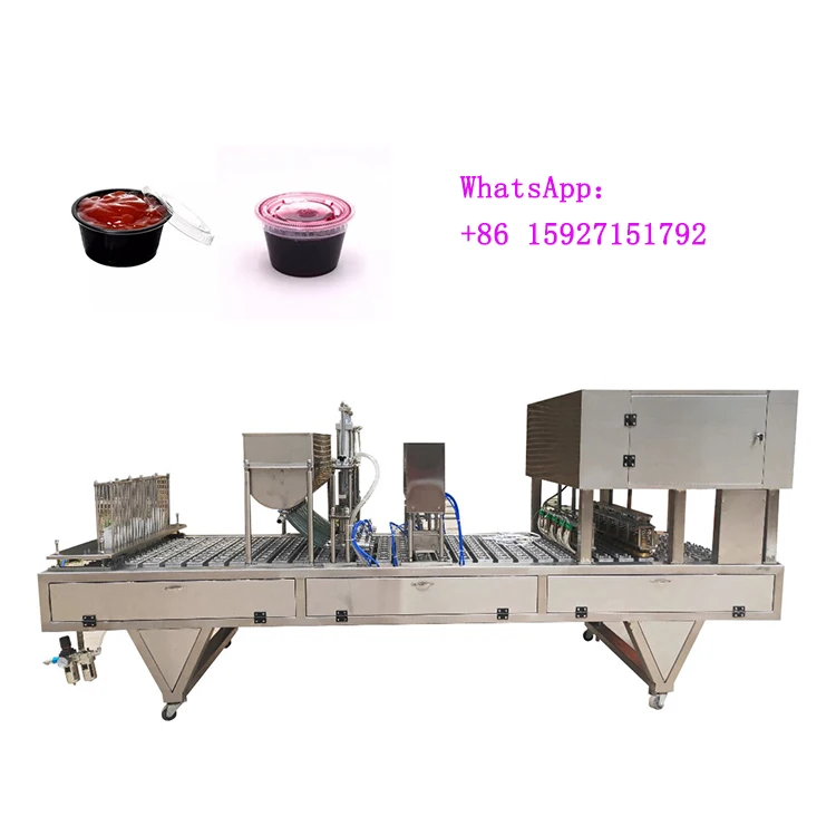 Fully Automatic Milk Tea Watermelon Juice Raspberry Juice Grape Juice Jam Filling and Sealing Machine