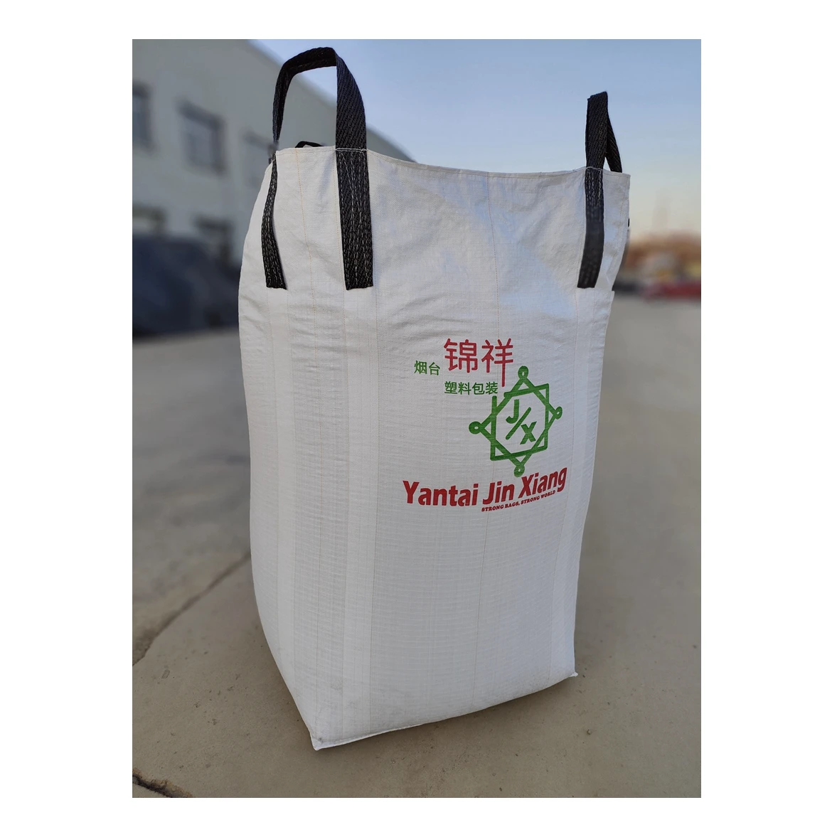 With Spout Bottom Option (Discharge) loop Option (Lifting) Baffle Jumbo Bag