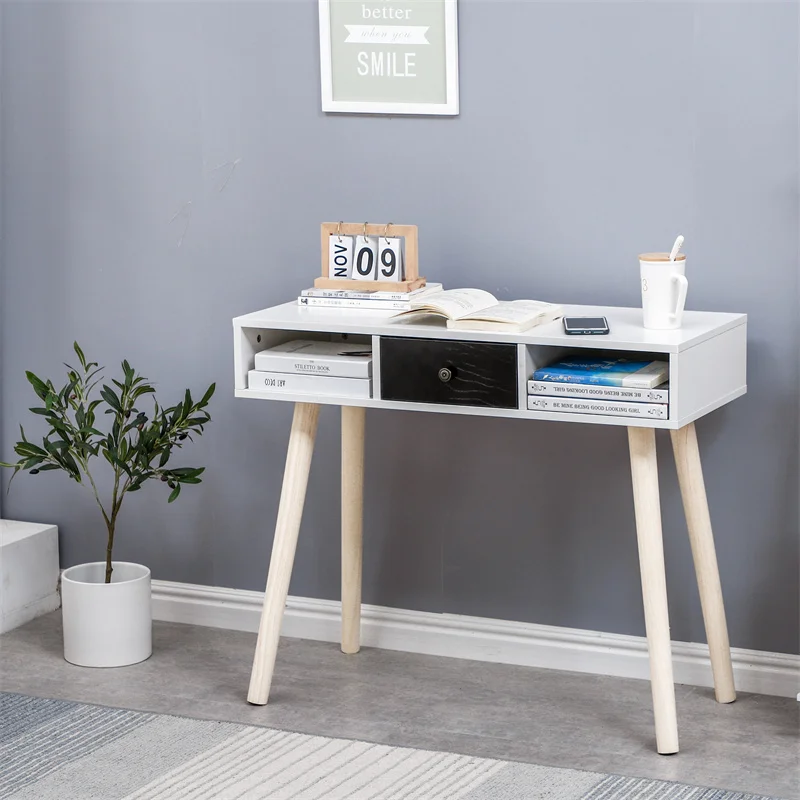 Home office wooden computer desk table student study tables working multi-functional  Laptop Computer Table for Use Bedroom