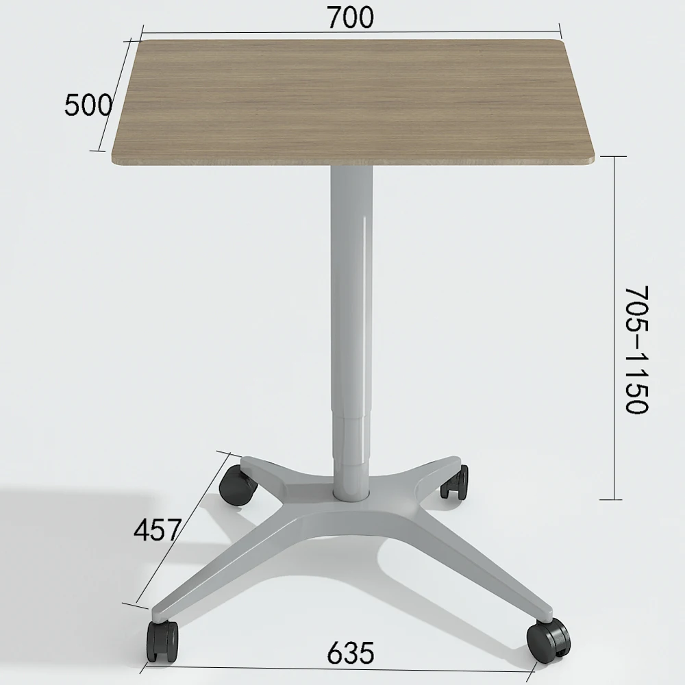 МДФ настольная подставка для сидения мобильный газовый подъемник пневматический подъемный стоячий стол с регулируемой высотой