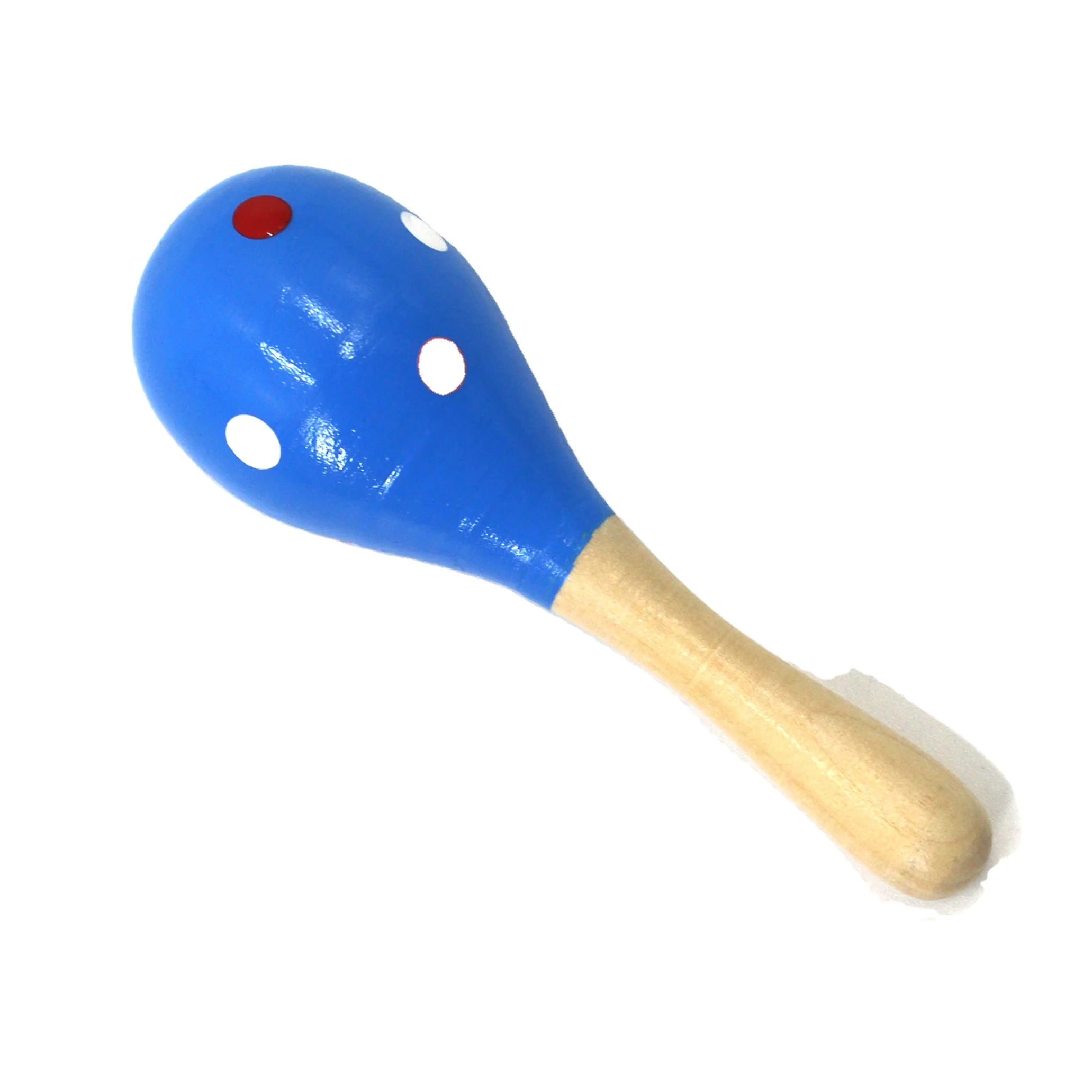 Wooden Maracas assorted colors and design Party Favor Holiday Rumba Shakers Rattles Sand Hammer  Musical Toy  baby rattle wood