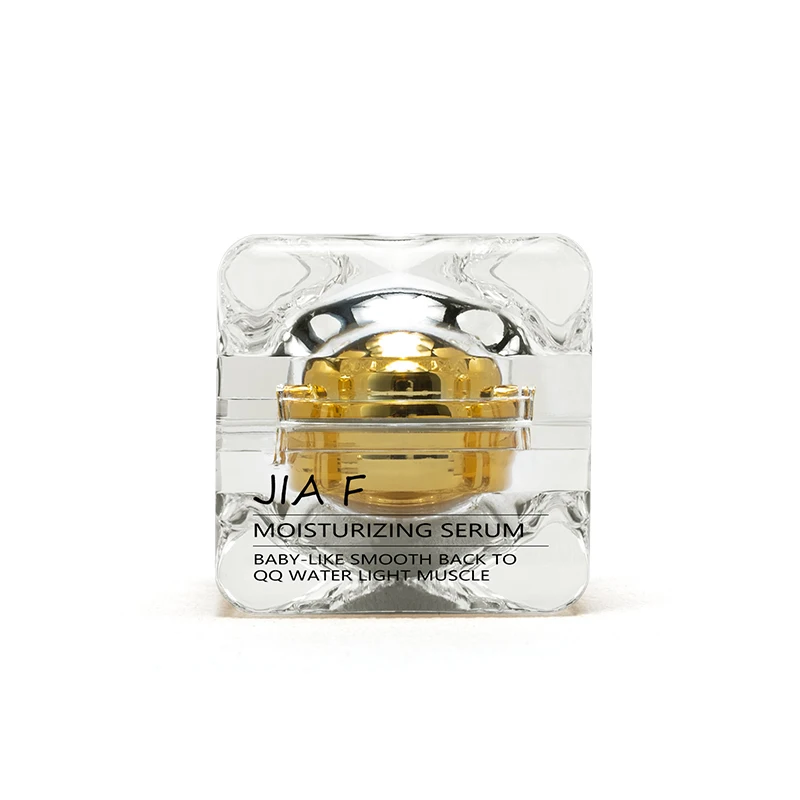 15ml 10 ml square shanp luxury plastic double thick wall cosmetic acrylic jar for skincare packaging