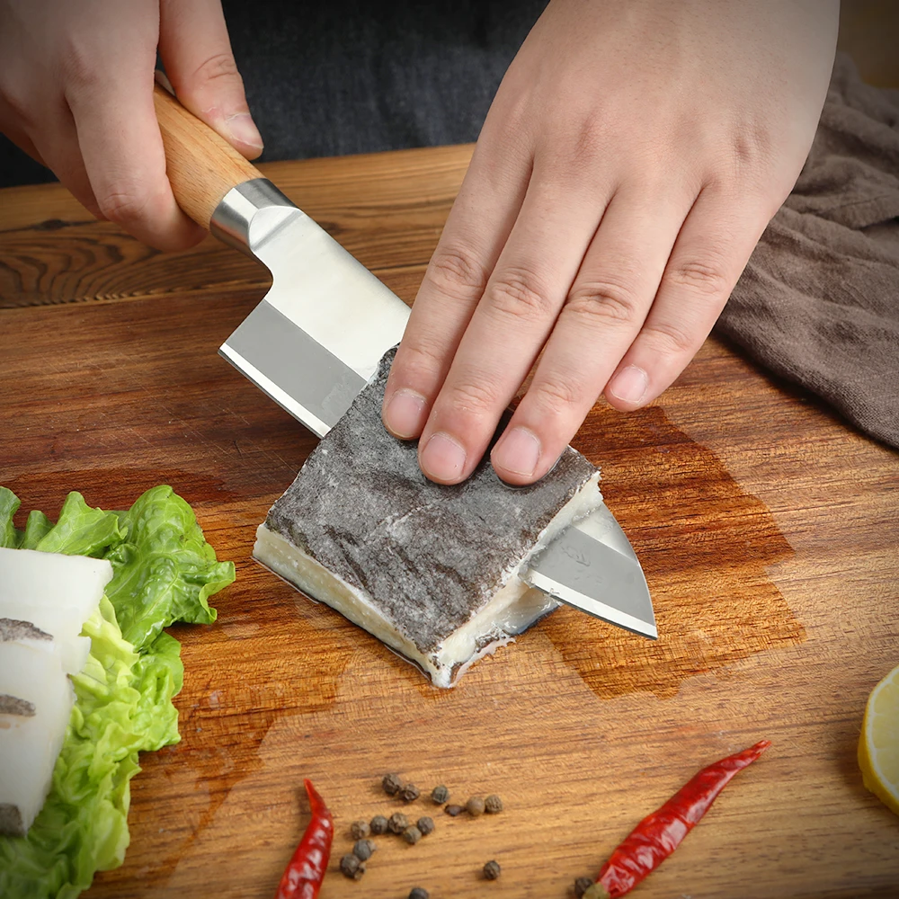 Professional 208mm Japanese High Carbon Steel Knife Fish Filleting Sashimi Sushi Slicing Carving Chef Knife Cleaver Knife