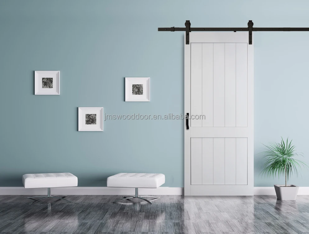 84x36 PVC MDF barn door popular in market interior apartment kitchen