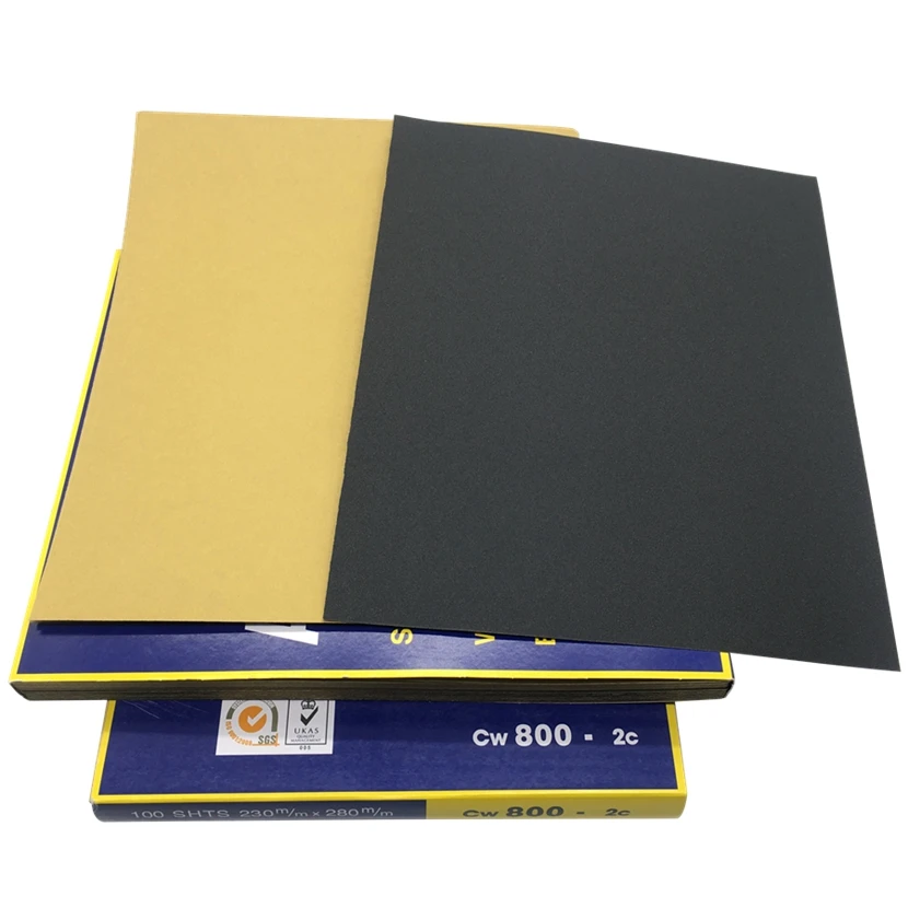 Professional Manufacturer waterproof emery paper 100% silicon carbide sandpaper abrasive sand paper