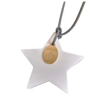 White Star Shaped Wholesale Aroma Porcelain Ornament Air Freshener Stone Ceramic Scented Essential Oil Diffuser