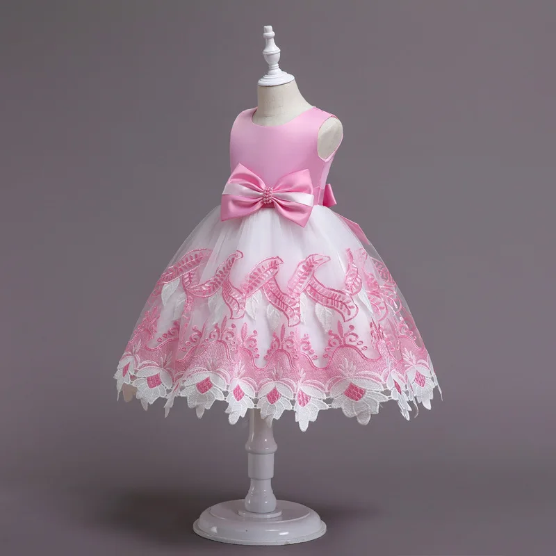 Clothing Lace Jacquard Elegant, Princess Dress Beautiful Flower Fluffy Tutu Skirts Baby Christmas Outfit Dress Clothes Design/