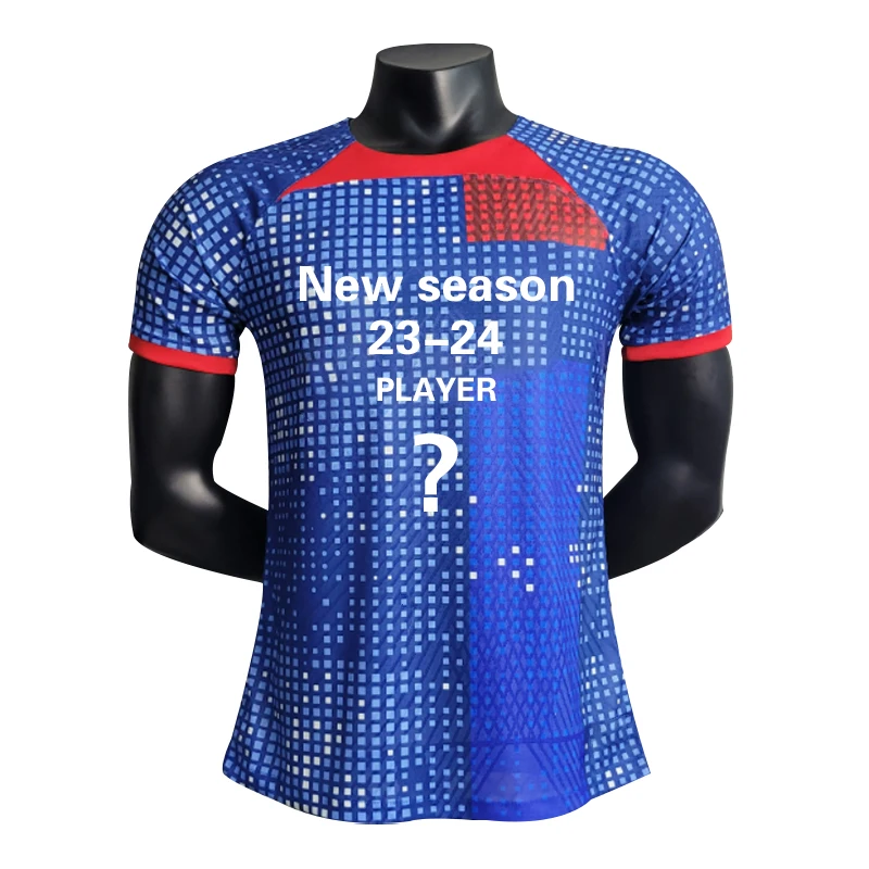 Custom 23-24 New Season Quick Dry Jersey Football player Shirt Thailand quality Uniform Sublimation Soccer Jerseys