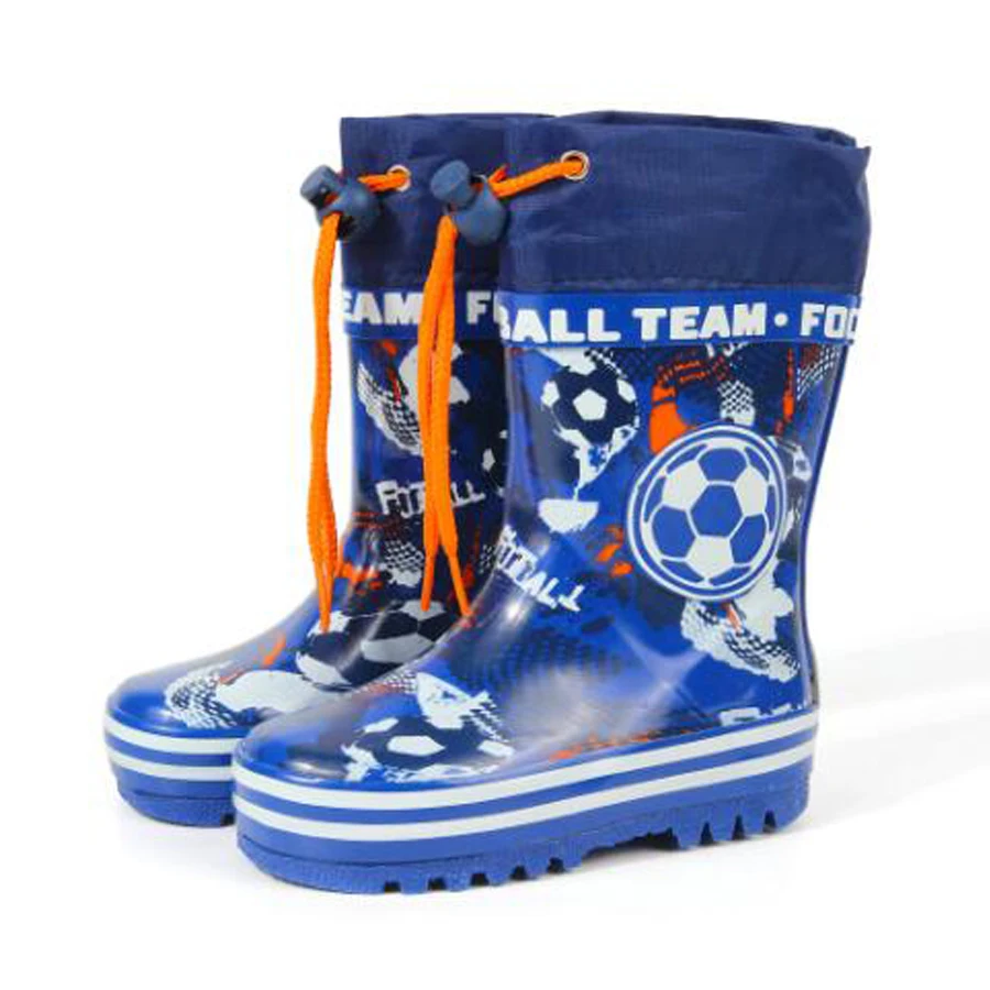 Custom cartoon, little shark color rubber boots for children