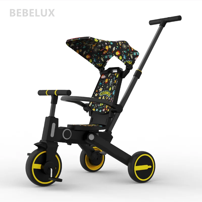 BEBELUX lower price kids push along trike for children / 4 in 1 baby tricycle for toddler / tricycle kid bike with best quality