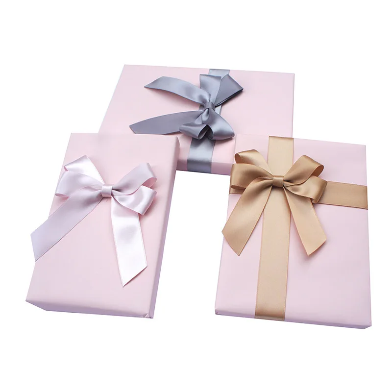 Gift Wrapping Pre Tied Wholesale Decorative Satin Tie Packing Custom Print Ribbon Bows With Elastic Loop