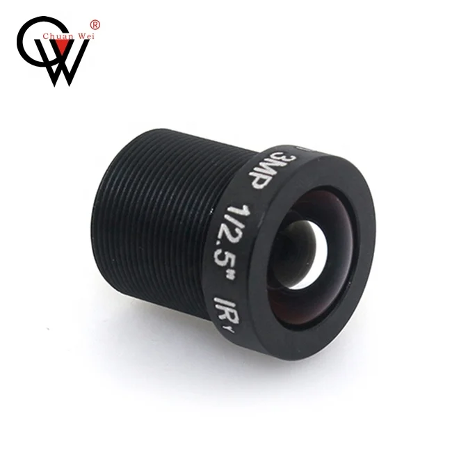 6mm  3MP  1/2.5 F1.8 M12 for CCTV Camera IP Camera
