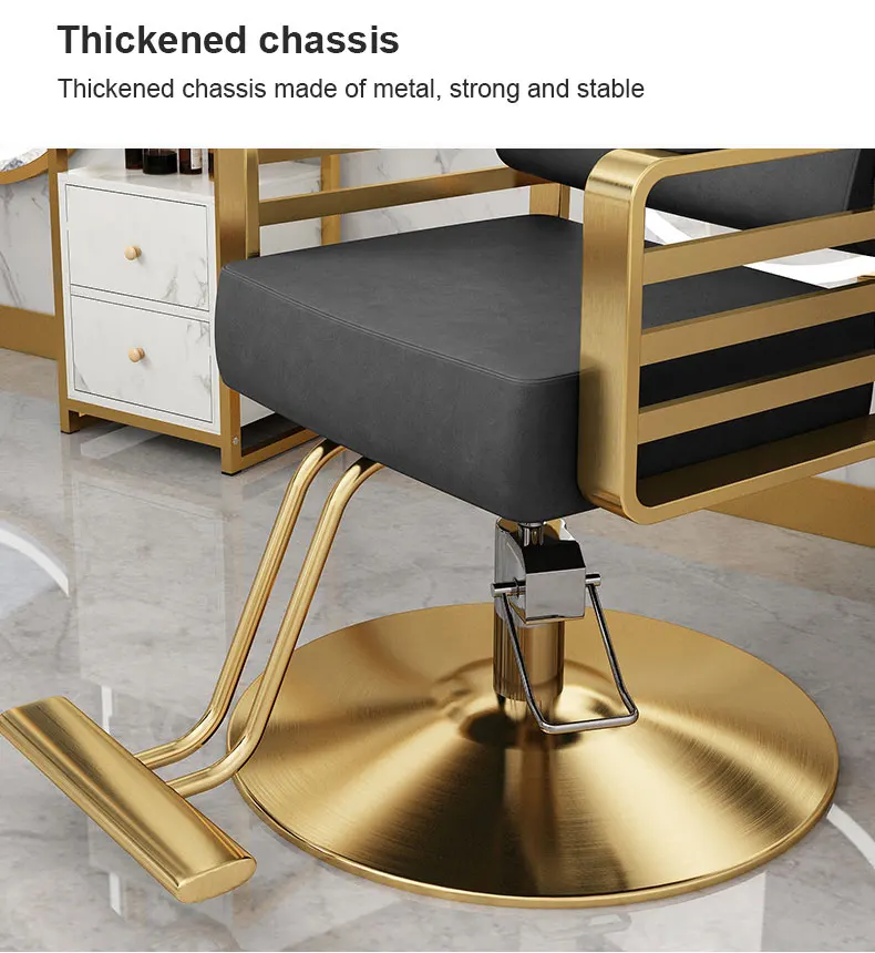  Modern Lockable Hair Salon Equipment Beauty Furniture Luxury Style Barber