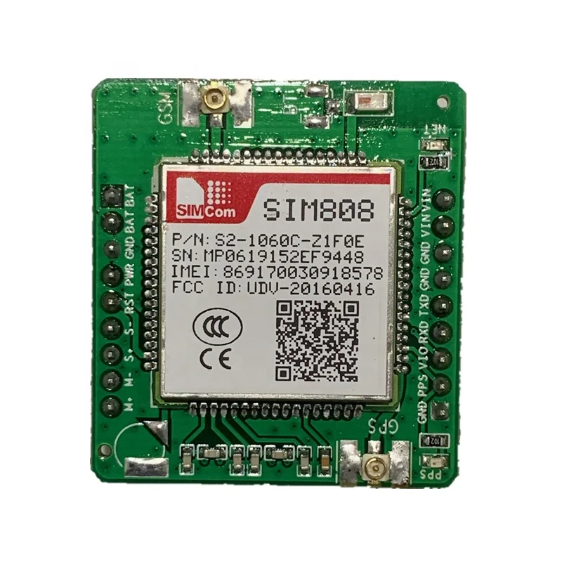 SIM808 The GSM GPRS Module Breakout core board Quad band Integrated GPS Antenna
