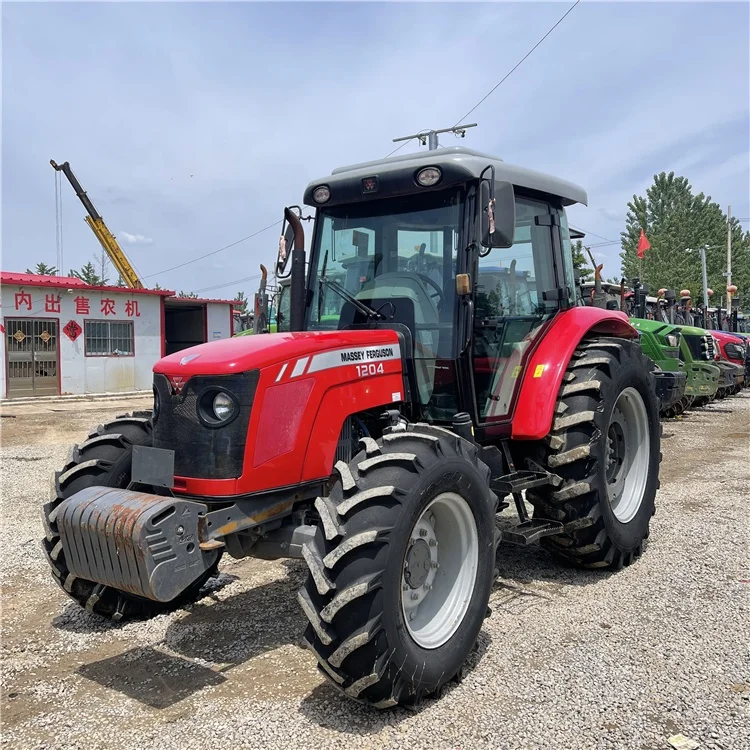 Б/у трактор 4x4wd massey ferguson 1204 120HP б/у сельскохозяйственная техника хорошее качество низкая цена