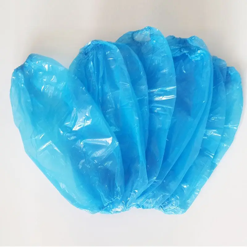 Wholesale Sleeve Cover Disposable PE Plastic Waterproof Oversleeve Colors Sleeve Cover Arm Sleeve