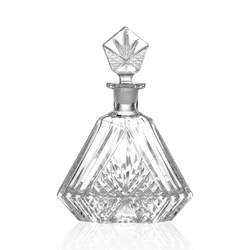 N9 треугольная форма резьба в Дублине дизайн хрустальный стеклянный графин для виски винная бутылка