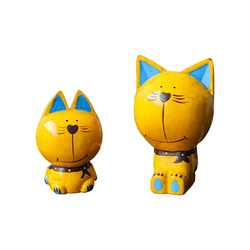 Nordic Inspired Garfield Wooden Decor - Brighten Your Living and Dining Spaces with Cute Cartoon Charm