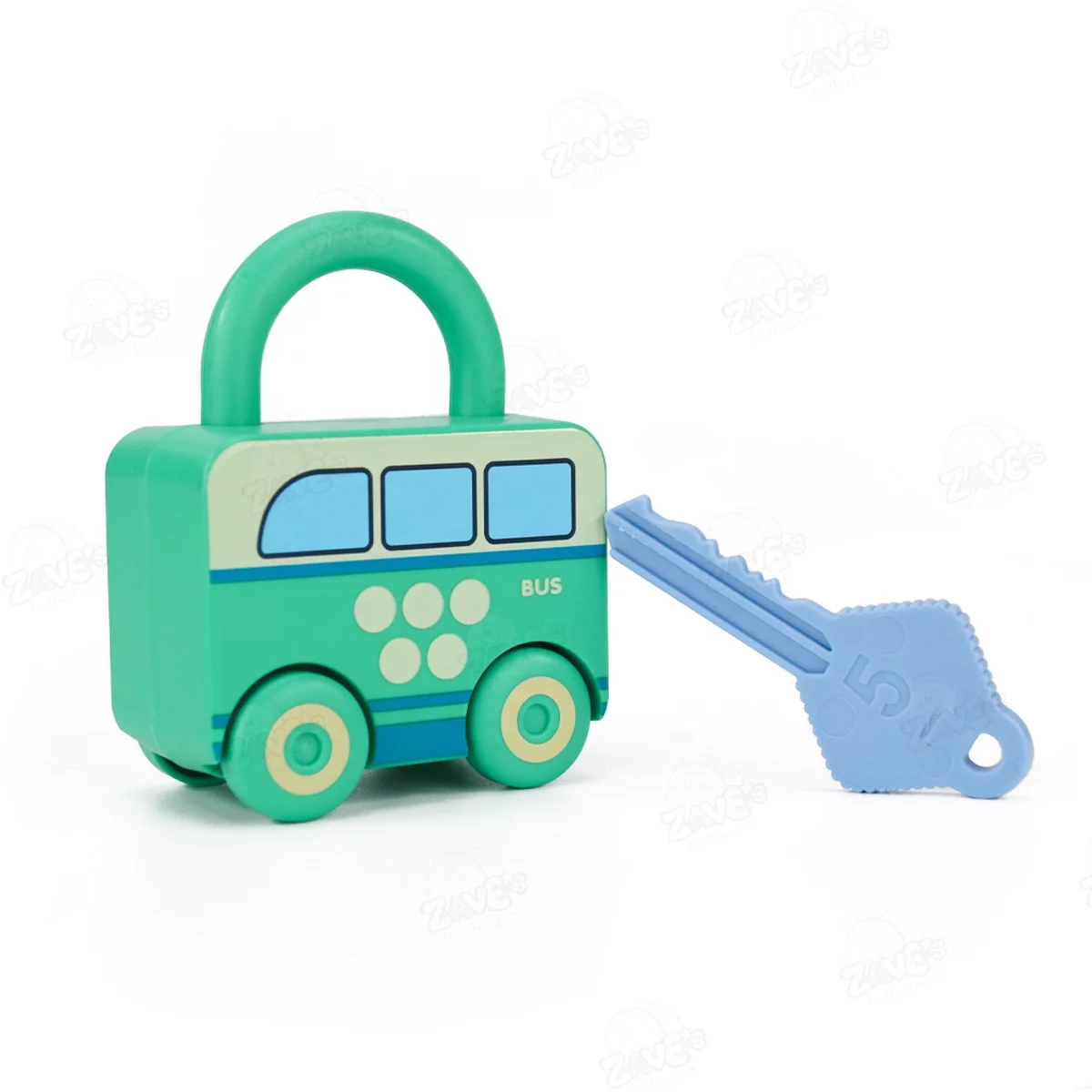 New Arrival Cute strawberry eye rabbit doll with lock-bus toy set cheap toy set for holiday gift birthday gift play with kid