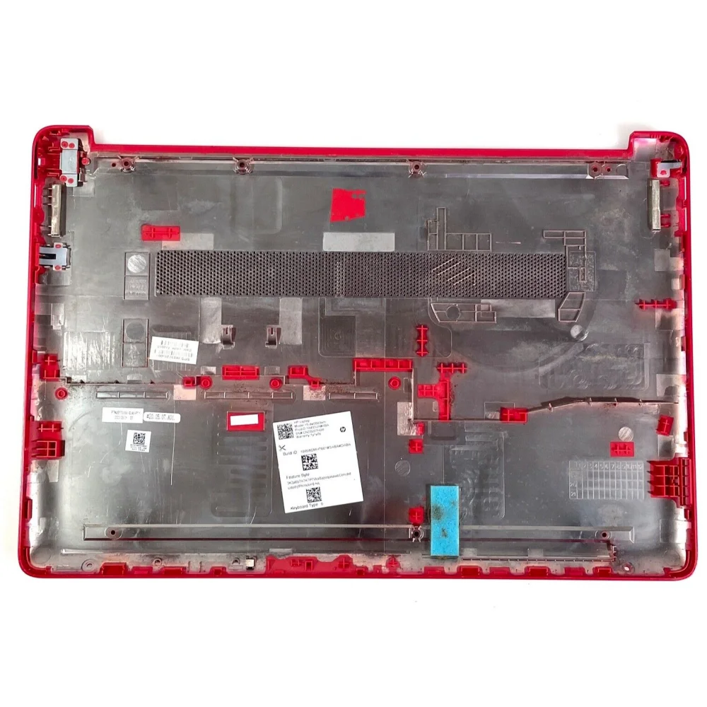 M03726-001 ноутбук красный чехол для задней части корпуса база в виде ракушки порошок для электростатической печати для HP 15-DW 15s-DY 15s-DU TPN-C139 Нижний Базовый корпус