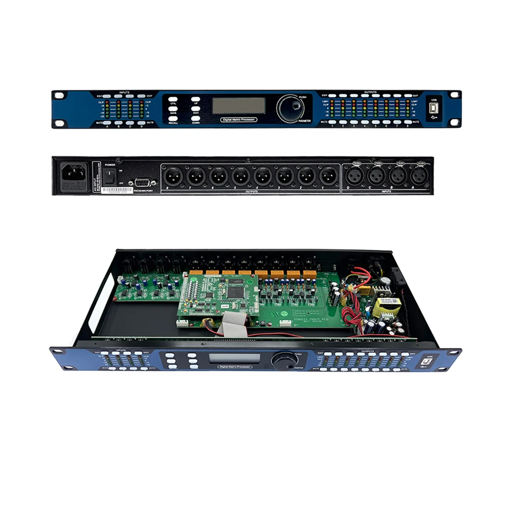 DP448 4 в 8 из цифровой аудиопроцессор dsp