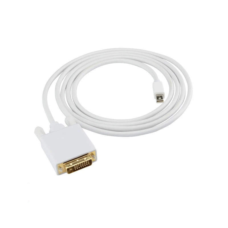 Mini Displayport V1.2 to DVI 24+1 Converter Support 4K 1080P 3D Compatible Macbook Pro Surface Pro ASUS TX300 Computer
