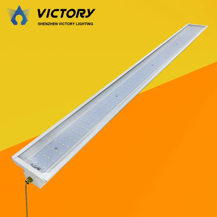 Hot Sale 4FT 40W Linkable Shop Light Box Round 8000k Shop LED Blue Tooth Led Shop Light 4FT