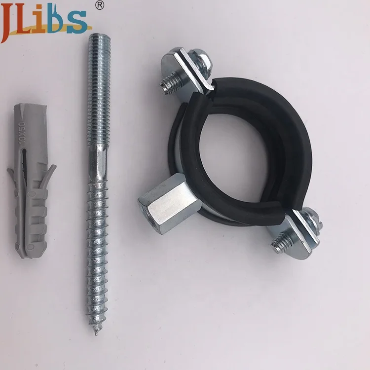 
Heavy rubber hose clamp M8 steel pipe clamps inch size 