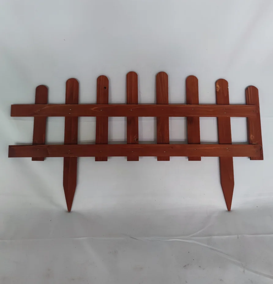 2023 Outdoor courtyard garden flower bed vegetable plot easy to assemble natural solid wood fence