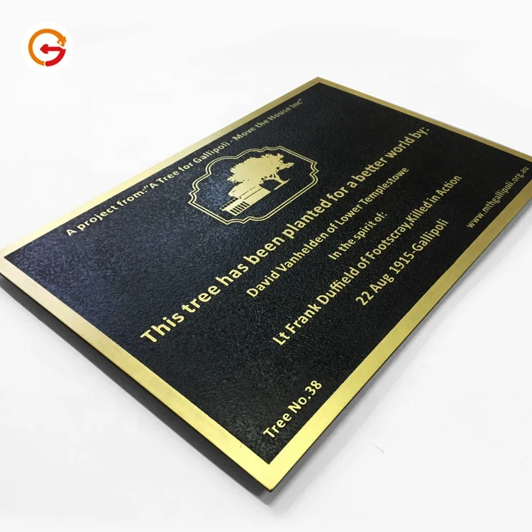 JAGUARSIGN Manufacturer Custom Etched Brass Name Plate Custom Engraved Metal Name Plaques for Company School