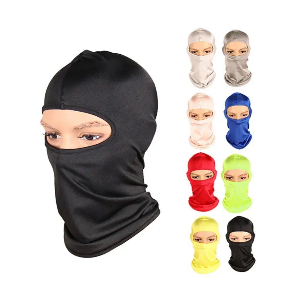 Cycling Balaclava Full Face Ski Mask Bicycle Hat Windproof Breathable Anti-UV Motocross Motorcycle Helmet Liner Hats