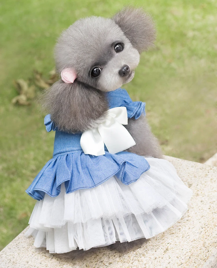 Pet accessories wholesale luxury pet dog clothes green tutu dresses