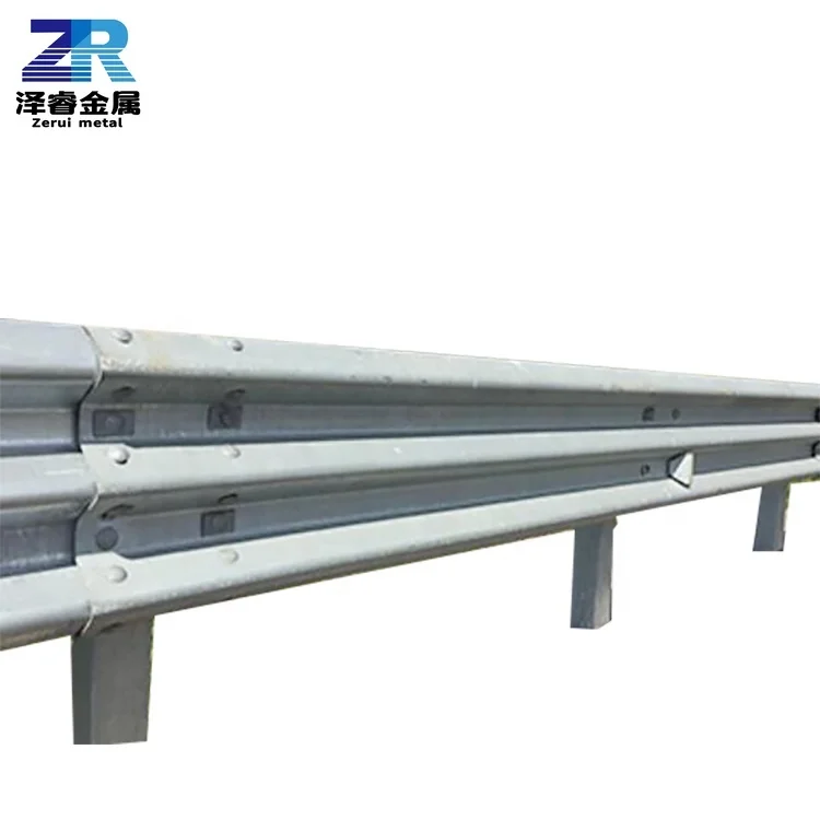 Highway Guardrail Crash Barrier Reflector High Speed W Beam