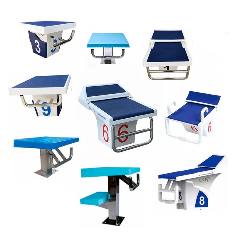 International swimming pool starting block for competitive swimming pool jumping platform starting blocks diving platform