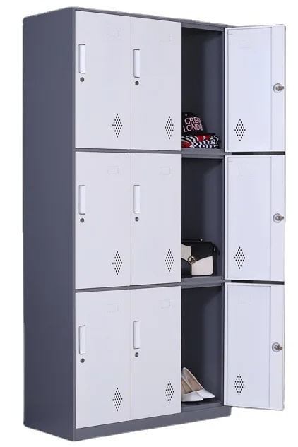 Metal locker steel furniture school wardrobe cabinet locker for living room Wardrobe Lockers student storage