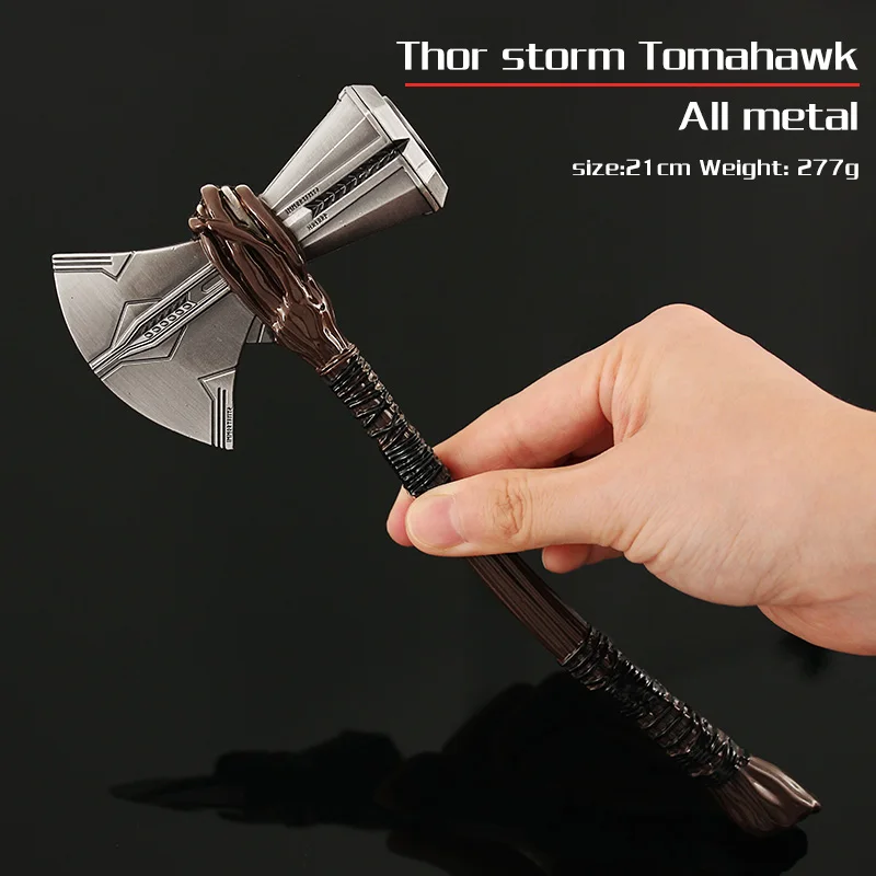 Hot Sale High Quality Metal Made Thor Hammer Marvel Props Mjolnir Thor Hammer With Base