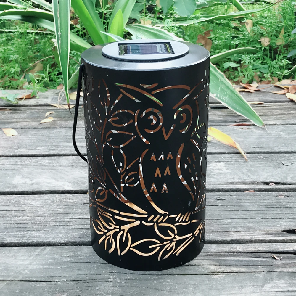 Owl Pattern solar decorative lamp for landscape garden stake, Solar pathway lamp