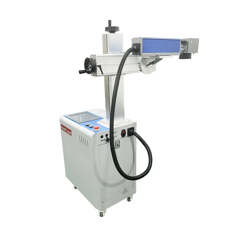 Metal Wire Cable Online Laser Printer 20w 30w 50w 100w Fiber Flying Air-Conditioner Laser Printing Marking Machine Price