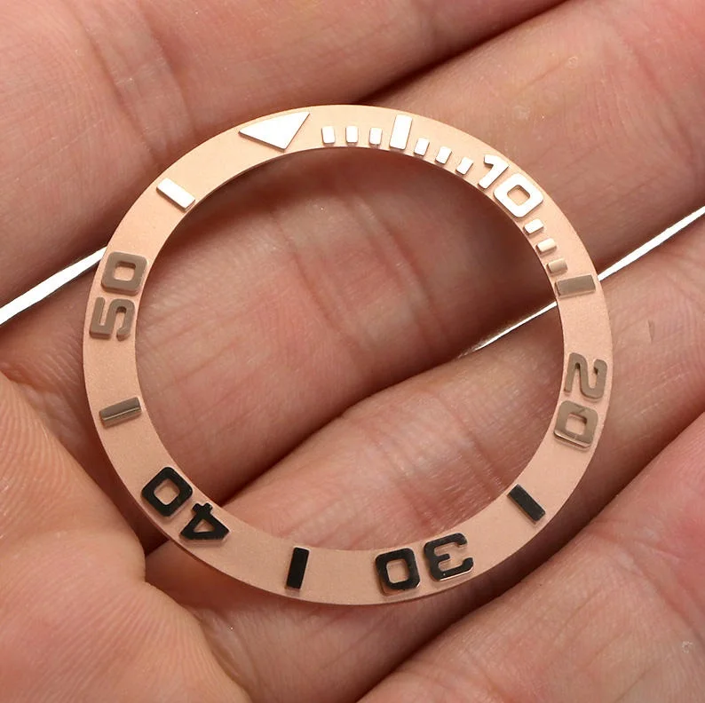 Детали для часов под заказ кольцо 38 мм керамический циркониевый циферблат Rolex yach- master