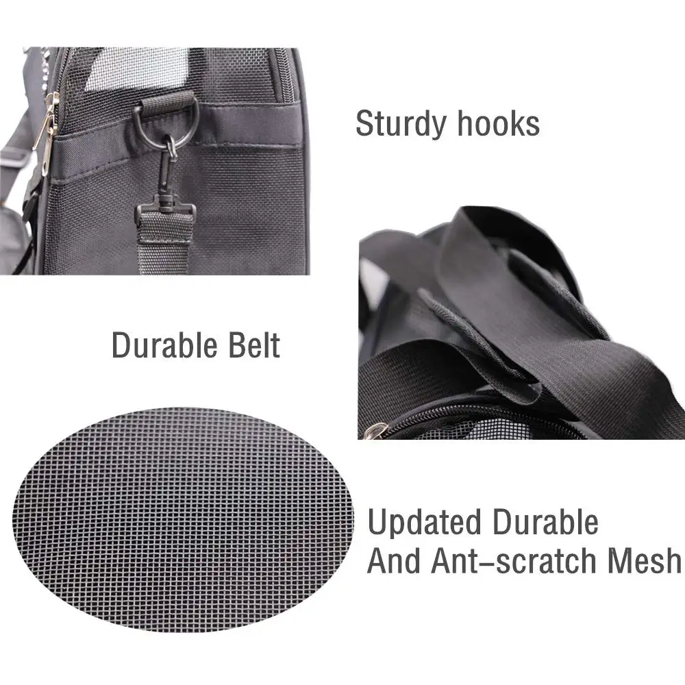 New Comfortable Breathable Cat bag One Shoulder Foldable Pet Backpack Outdoor Travel Portable Dog Carrier Bag Pet Tote Bag