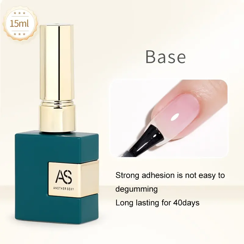 15ml Nail functional gel AS base top coatblooming gel leveling gel diamond matte top coat for nail polish