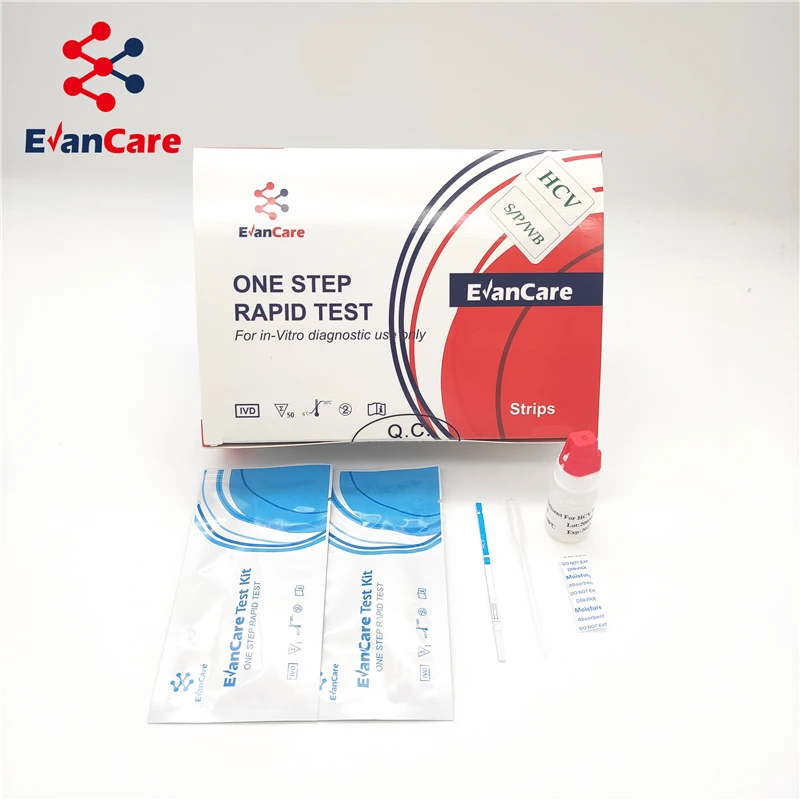 Hcv Test Manufacturers Early Diagnosis Malaria/HCV/HBsAg/HP/HIV/Syphilis/Dengue NS1 IgG/IgM Rapid Test Strips