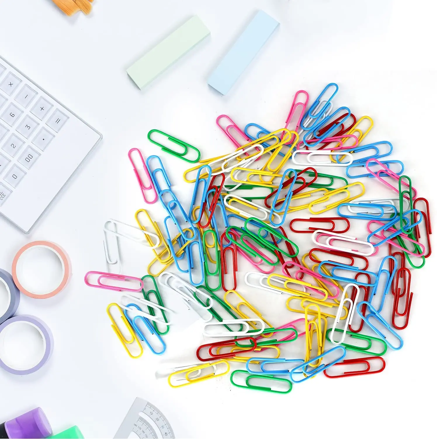 Clips Assorted Sizes Small, Medium and Large Paperclips for Paperwork Ideal for Home, School and Office Use