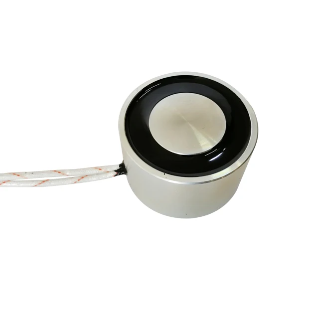 Works Pieces Steel Pipe Handling 12V Dc Electromagnet