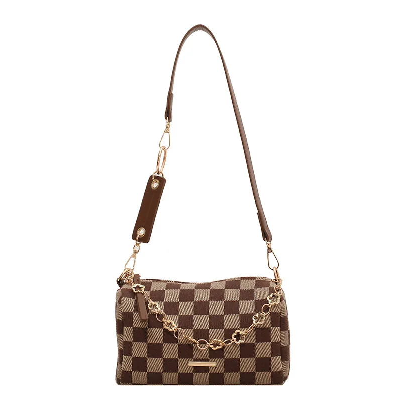 Hot selling high quality luxury handbags for women real lambskin leather designer messenger bag