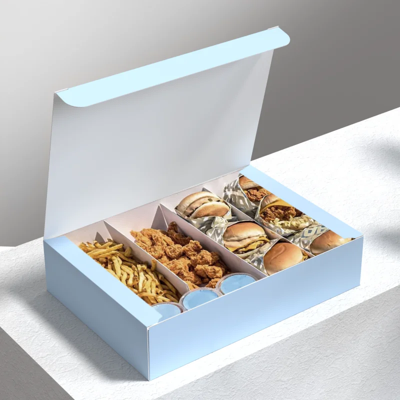 Wholesale Takeawayfrench Fries Paper Box Fried Chicken Packaging Food Box Disposable Takeaway Fast Food Boxes And Bag