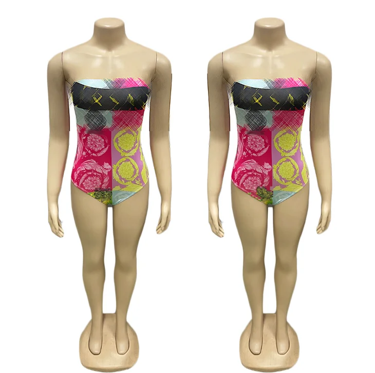 Women Beach Wear Designer Swimsuits Print Sexy Zipper Bikini Trending Mini Brazilian 1 Piece YS 1v1 Bikinis Adults